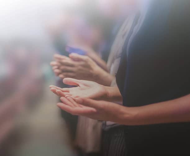 Worship Hands Open Prayer