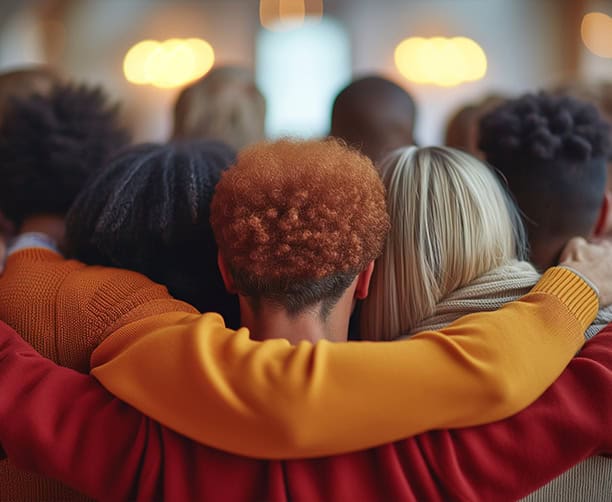 Church Community Group Hug