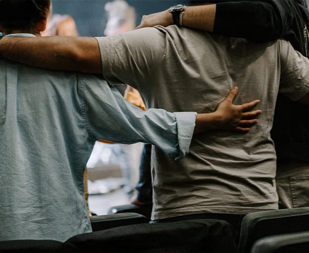 Church Community Support Hug